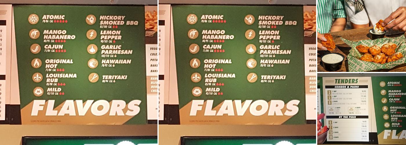 Wingstop Menu