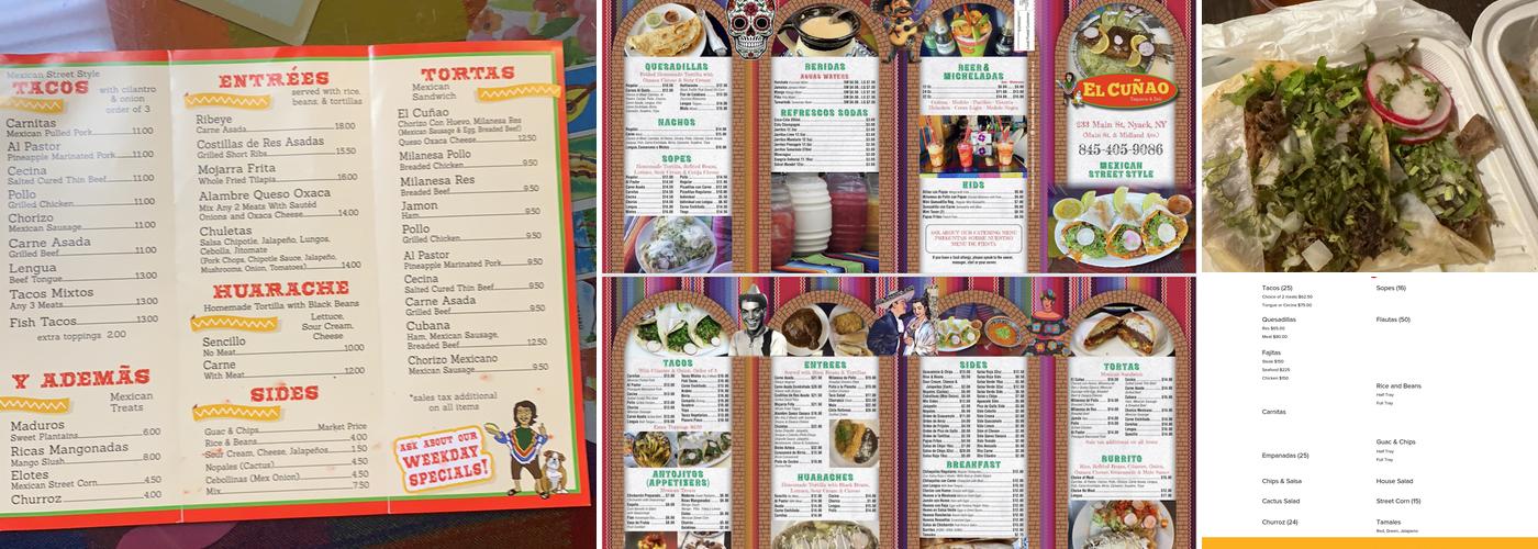 El Cuñao Deli Menu