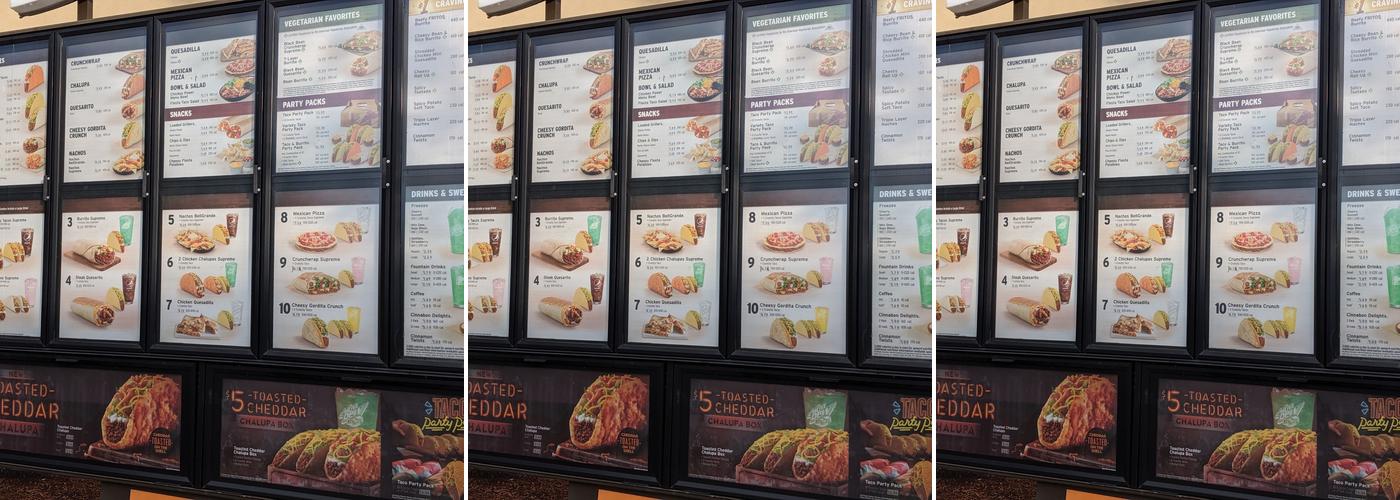 Taco Bell Menu