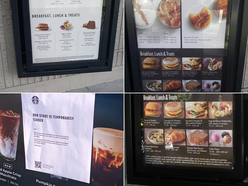 Starbucks Menu