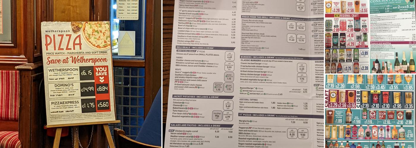 The Moon & Stars - JD Wetherspoon Menu