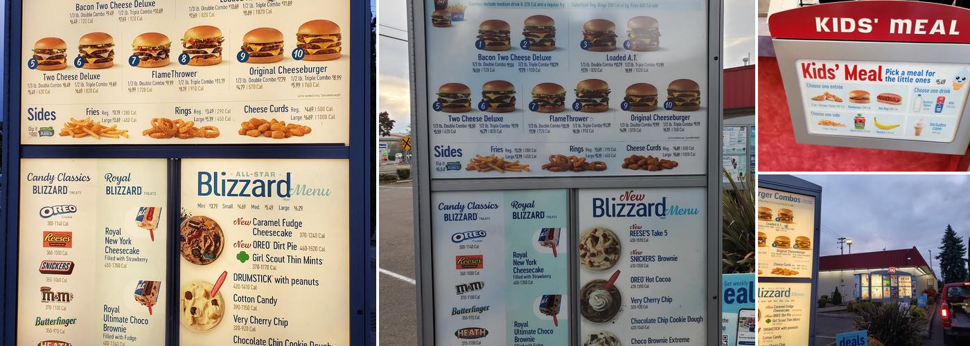 Dairy Queen Grill & Chill Menu
