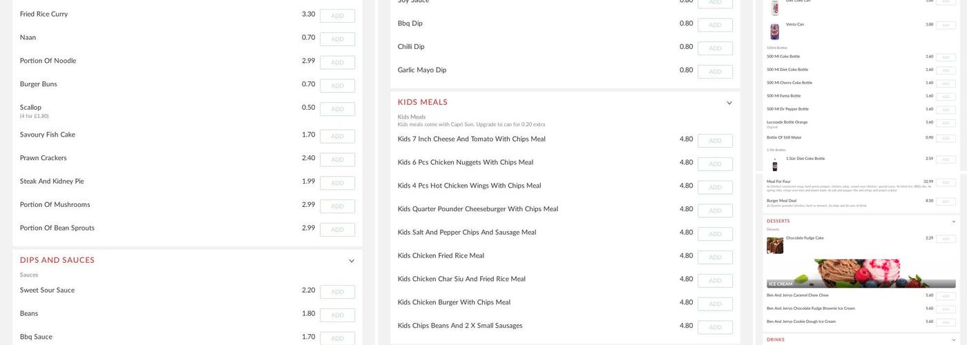 Yona Menu