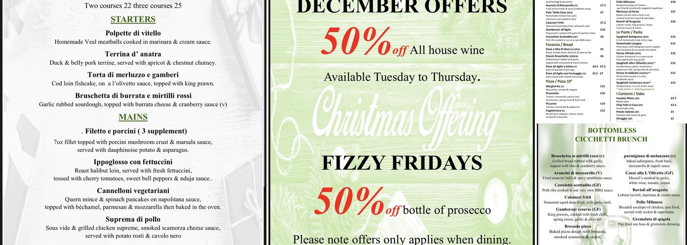 L'Olivetto Liverpool Menu