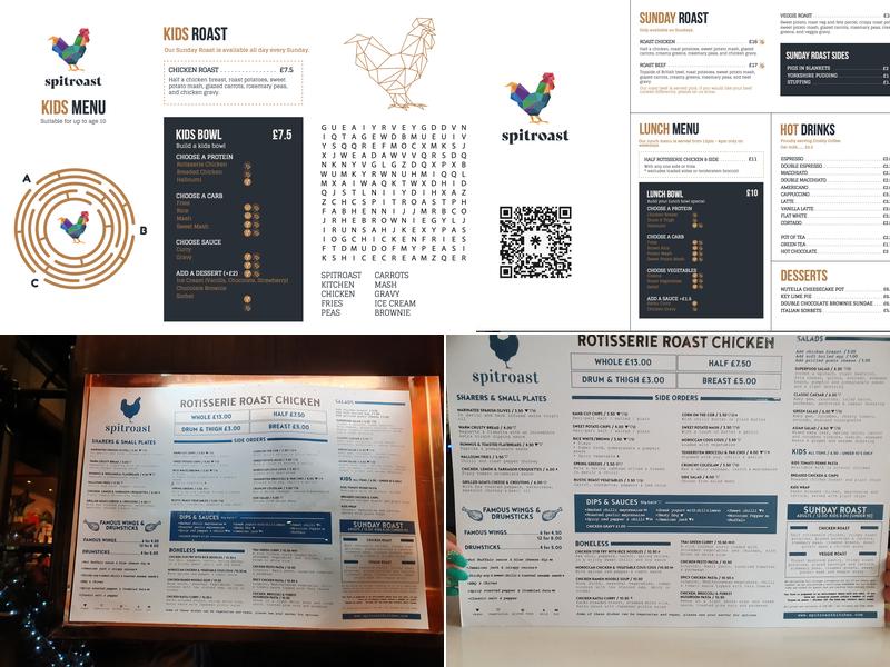 Spitroast Smithdown Menu