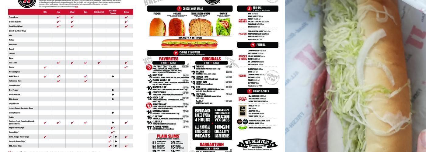 Jimmy John's Menu