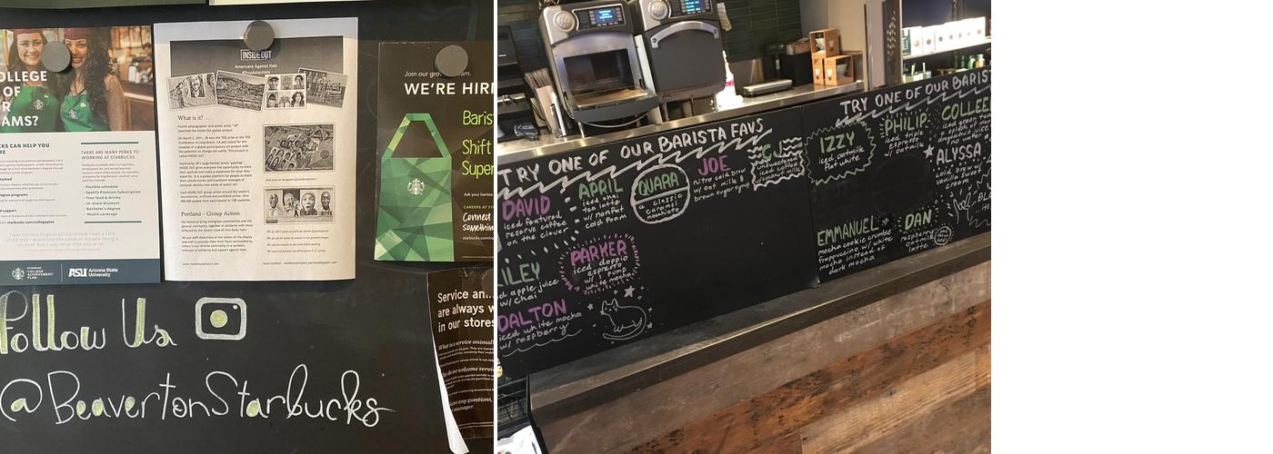 Starbucks Menu