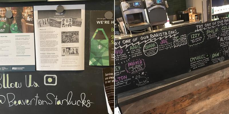 Starbucks Menu