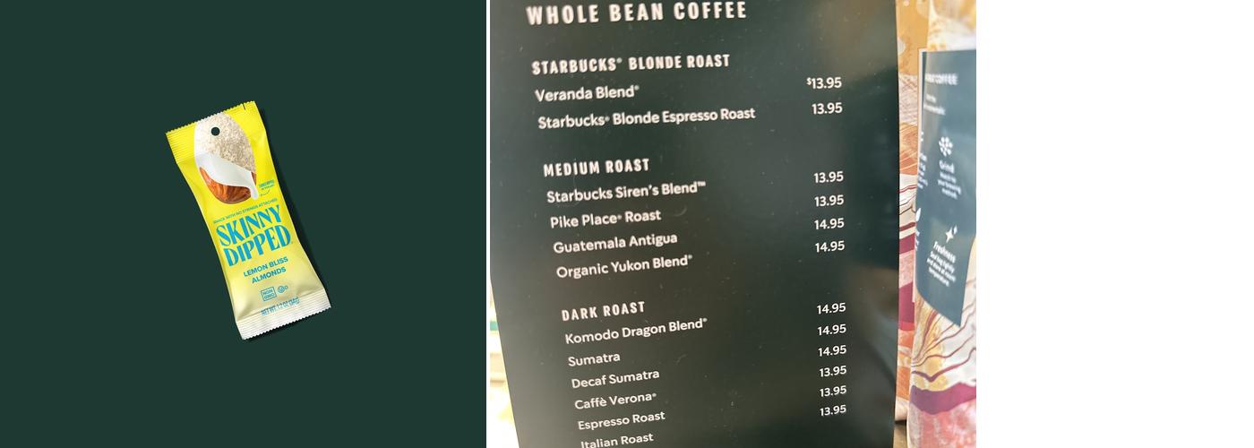 Starbucks Menu