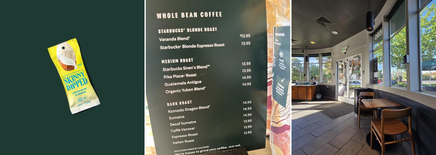 Starbucks Coffee Company Menu