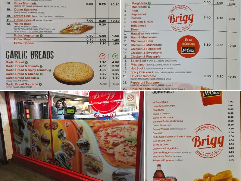Brigg Kebab House Menu
