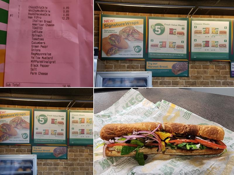 Subway Menu