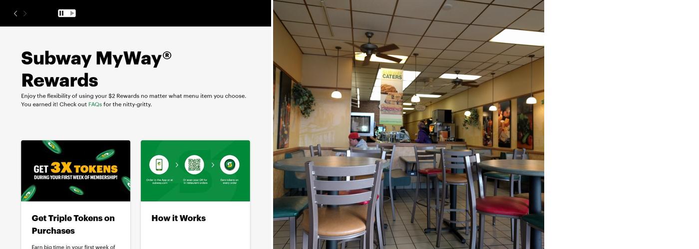 Subway Menu