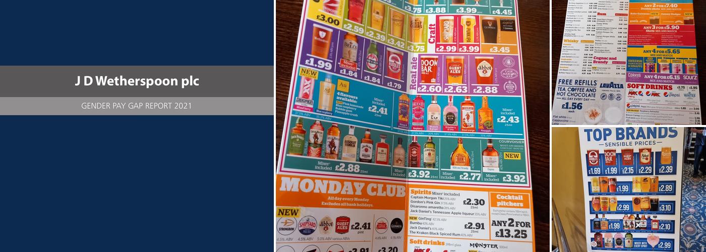 The Kings Head Hotel - JD Wetherspoon Menu