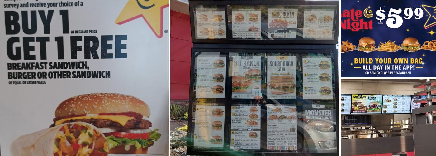 Carl’s Jr. Menu