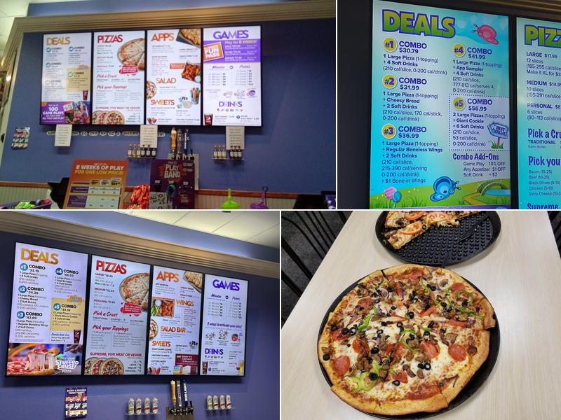 Chuck E. Cheese Menu