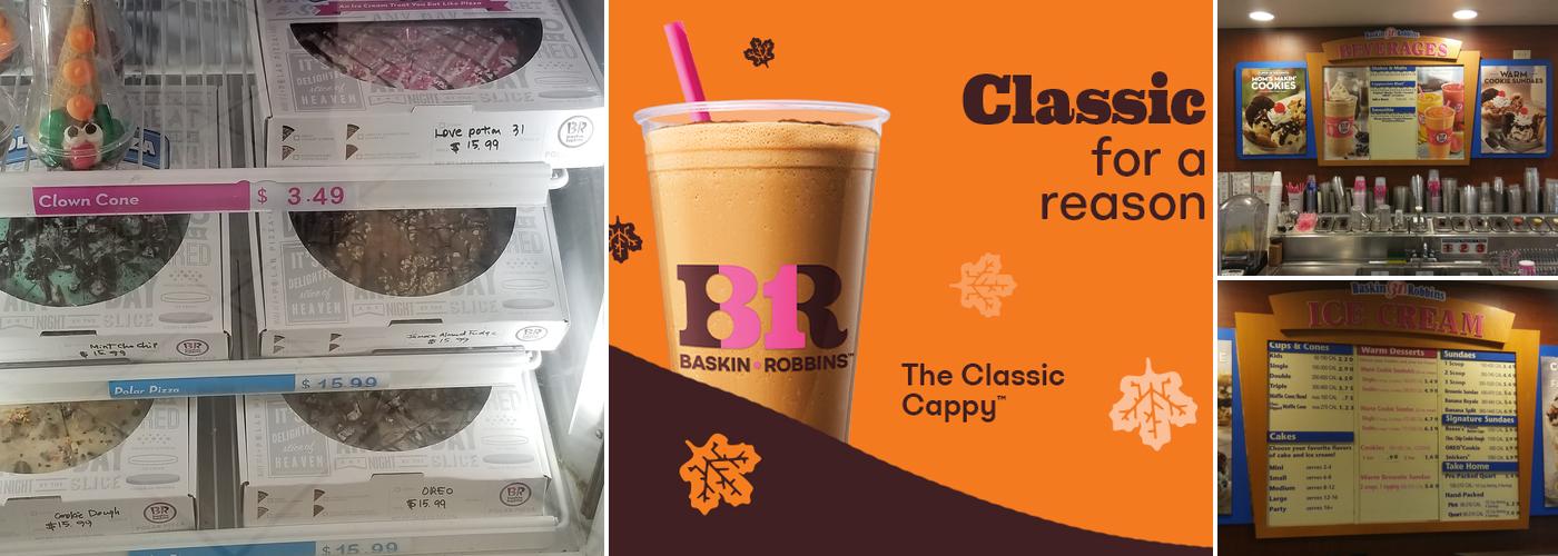Baskin-Robbins Menu