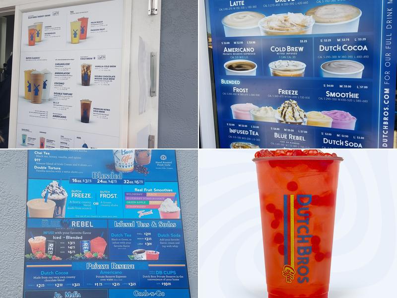Dutch Bros Coffee Menu
