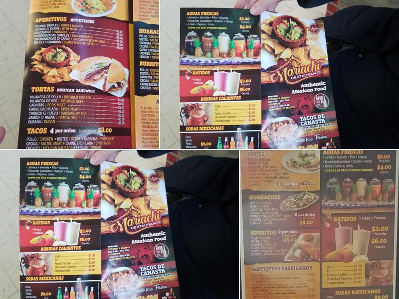 El Mariachi Restaurante Menu