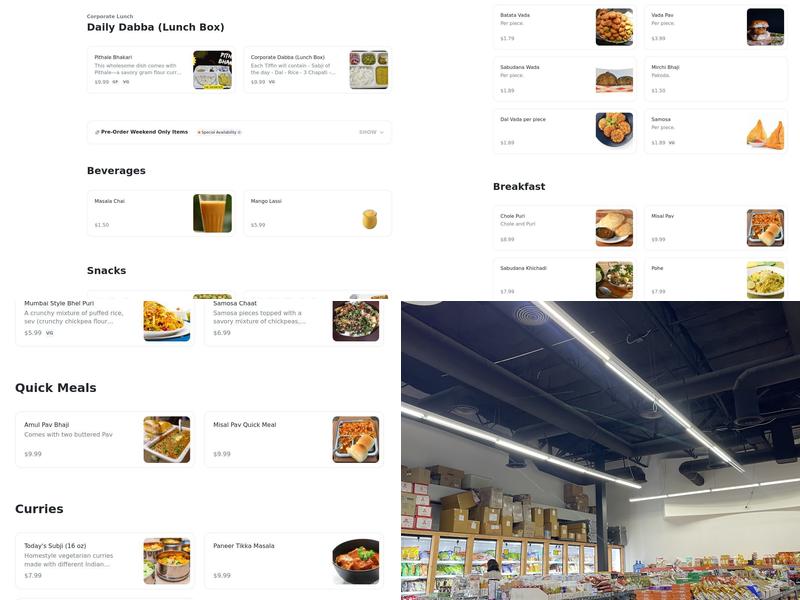 Soul Foods India Menu