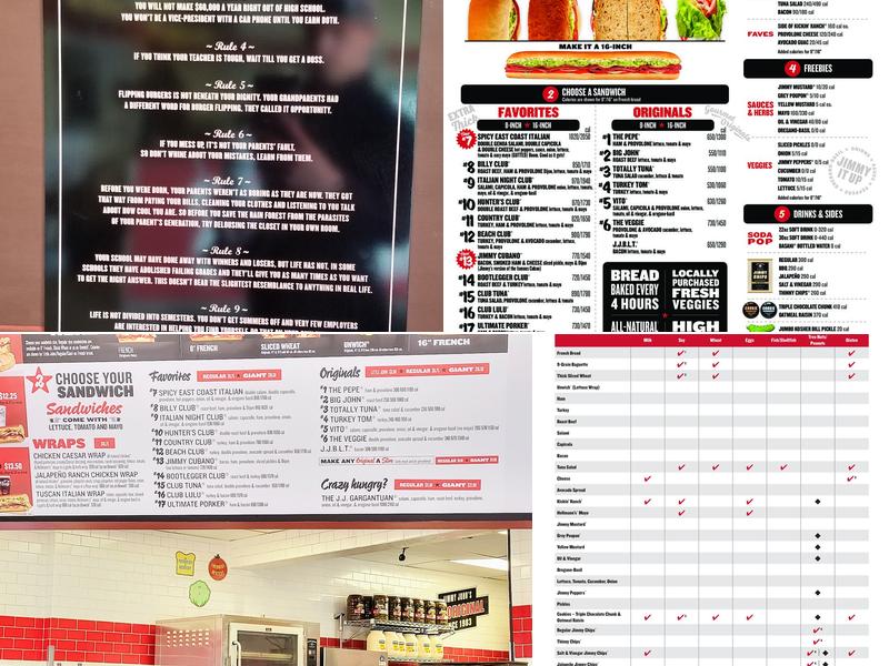 Jimmy John's Menu
