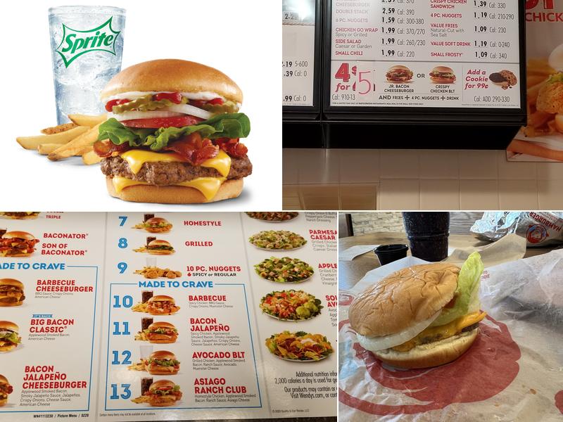 Wendy's Menu