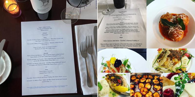 Taylor's Restaurant Menu