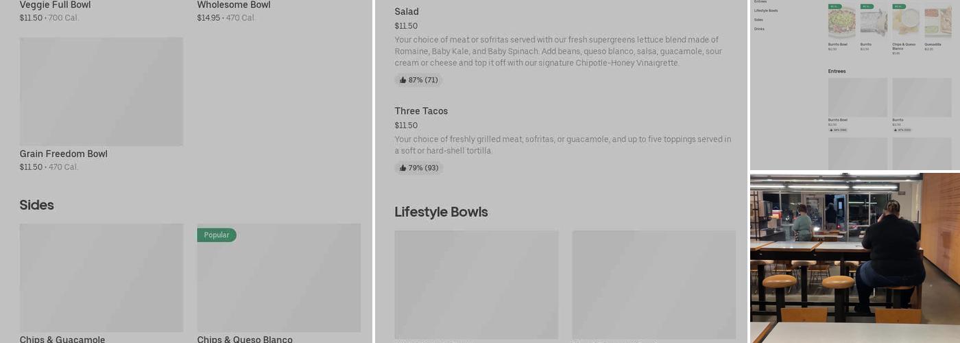 Chipotle Mexican Grill Menu
