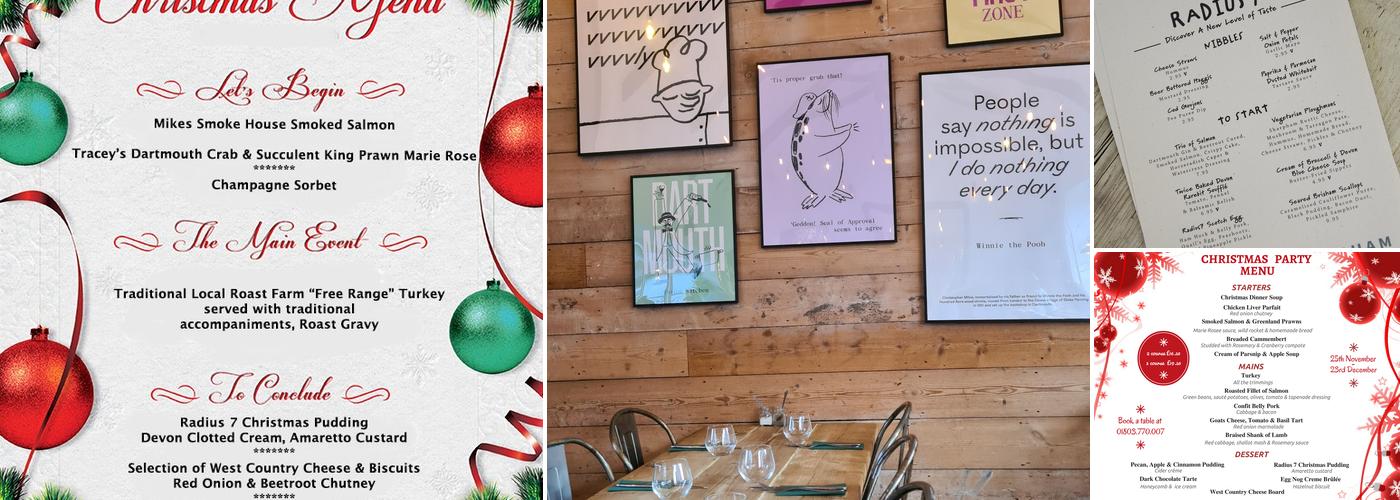 Kendricks Stoke Fleming (formerly Radius 7) Menu