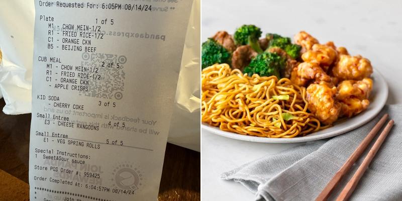 Panda Express Menu