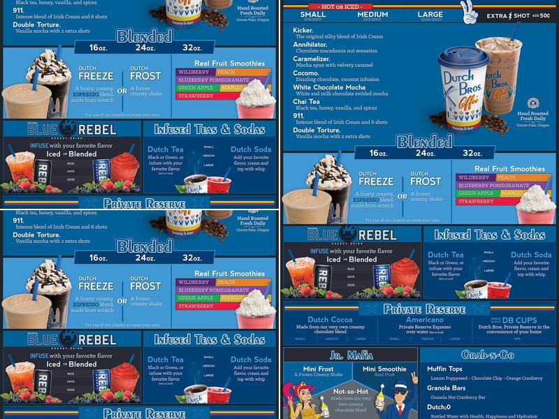 Dutch Bros Coffee Menu