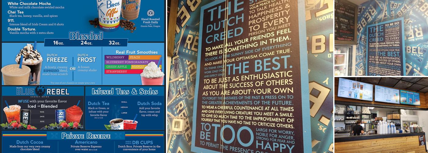 Dutch Bros Coffee Menu