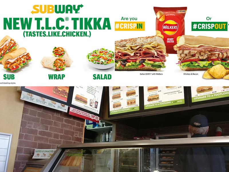 Subway Menu