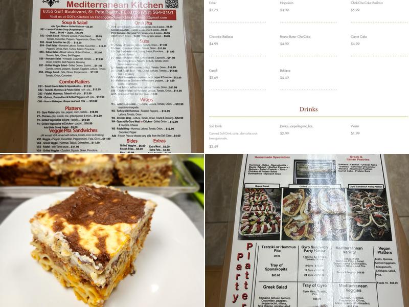 Odi’s Mediterranean Kitchen Menu