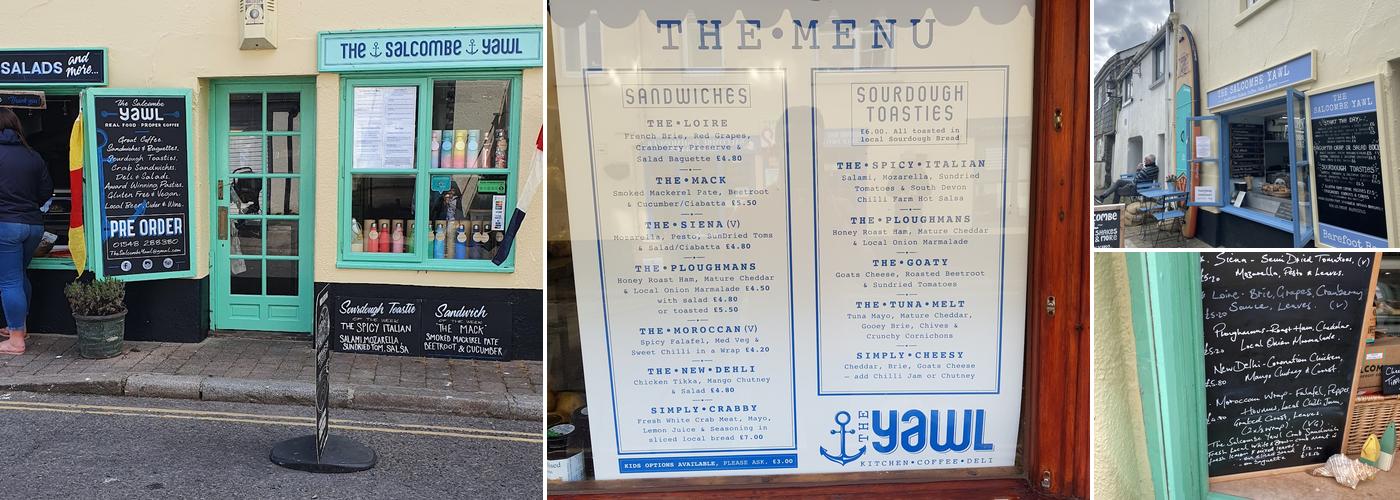 The Salcombe Yawl Menu