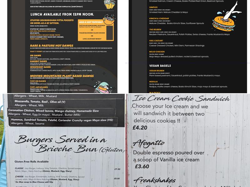 Gastrobus Menu