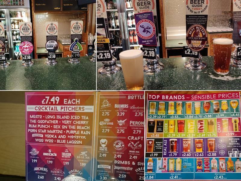 The Prestwick Pioneer - JD Wetherspoon Menu