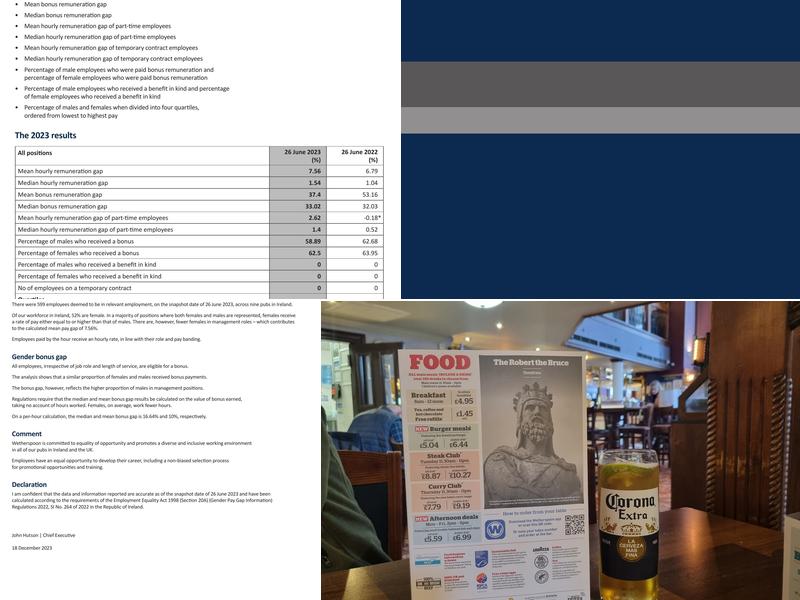 The Robert the Bruce Menu