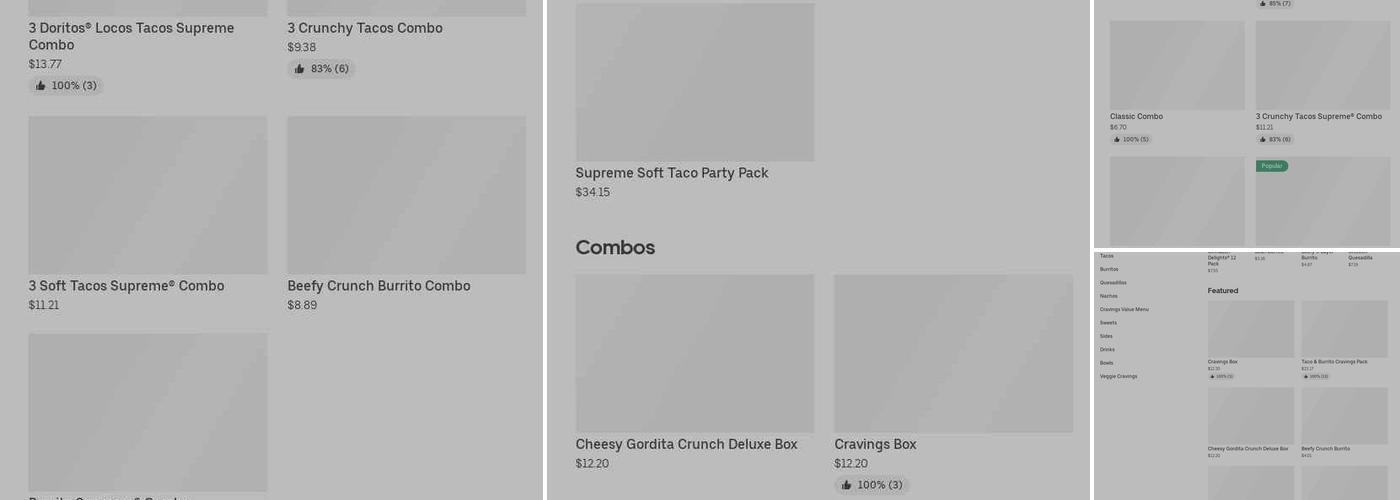 Taco Bell Menu