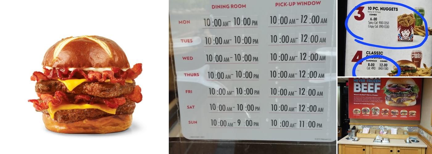 Wendy's Menu