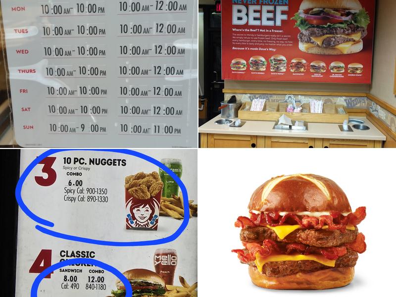 Wendy's Menu
