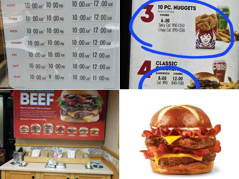 Wendy's Menu