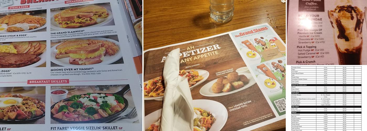 Denny's Menu