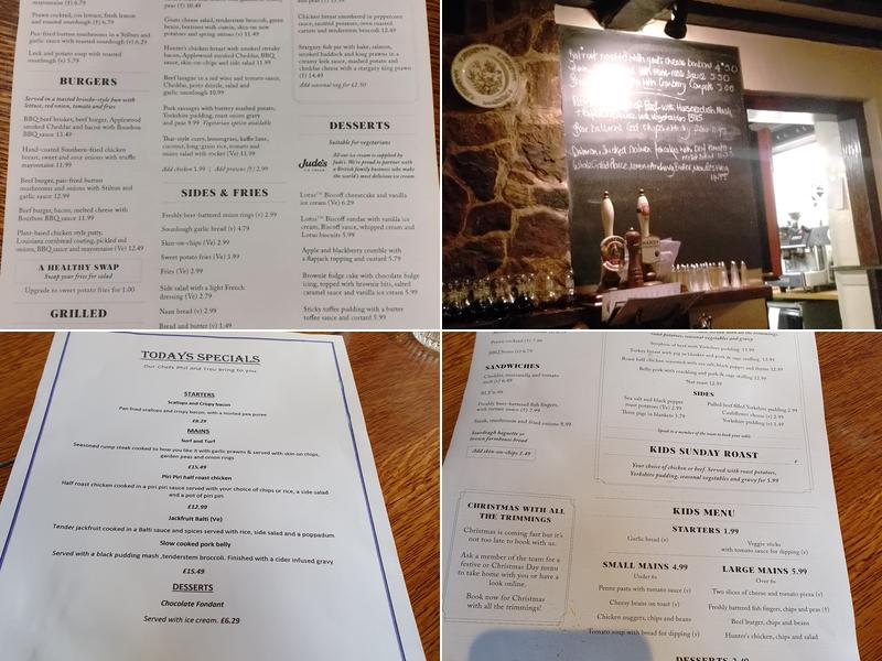 The Royal Oak Menu