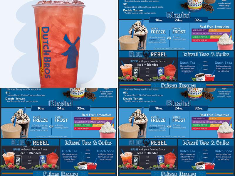 Dutch Bros Coffee Menu
