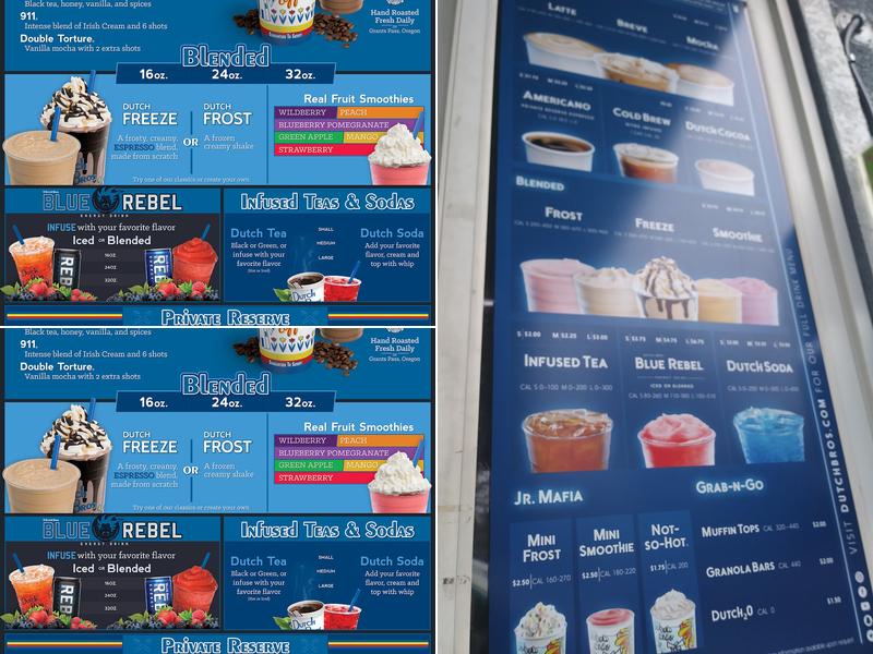 Dutch Bros Coffee Menu