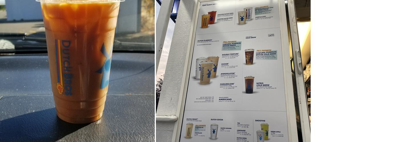 Dutch Bros Coffee Menu