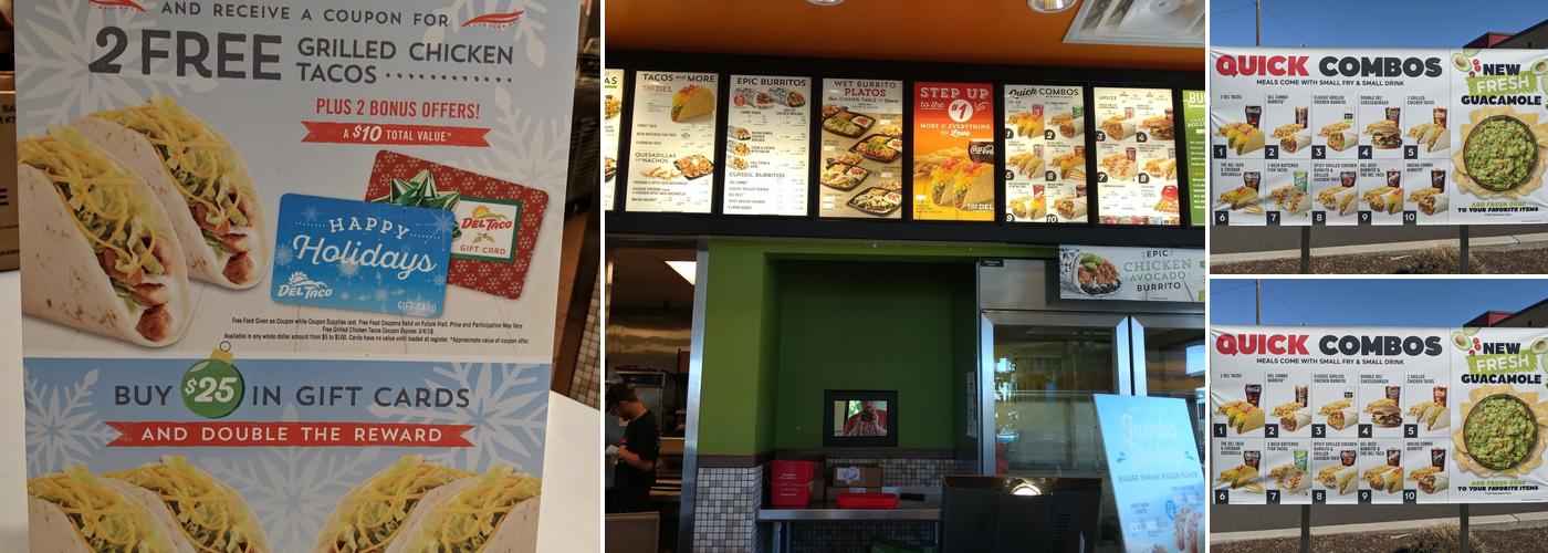 Del Taco Menu