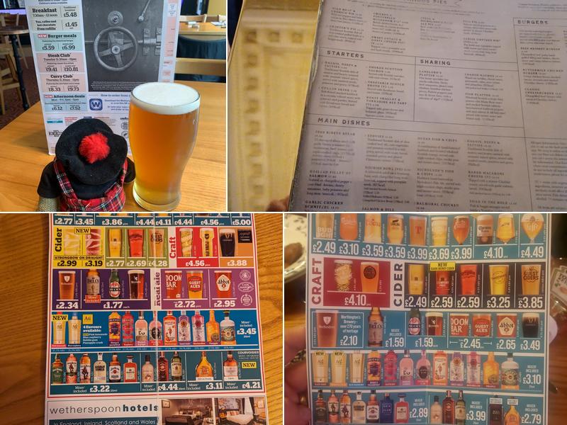 The Society Room - JD Wetherspoon Menu