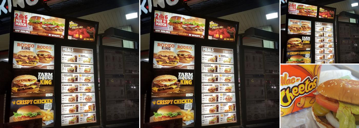 Burger King Menu